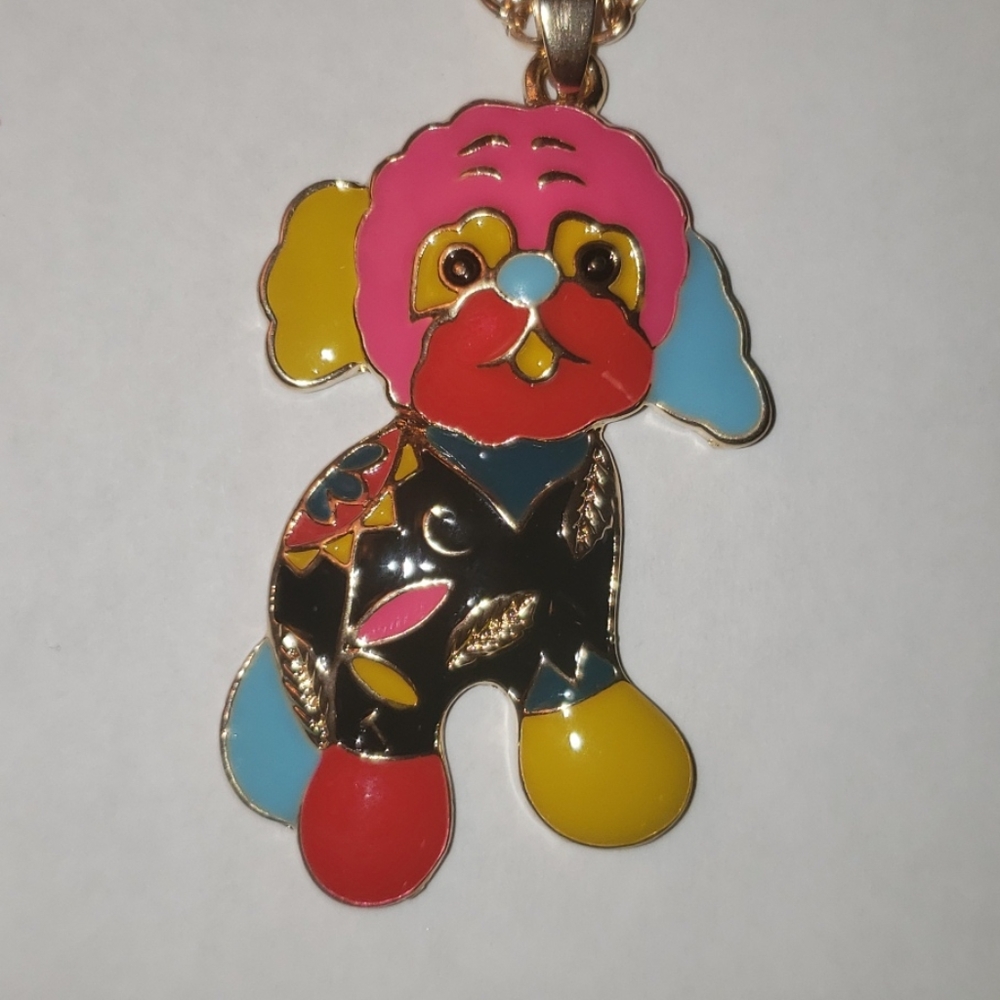 BETSEY JOHNSON PUPPY NECKLACE